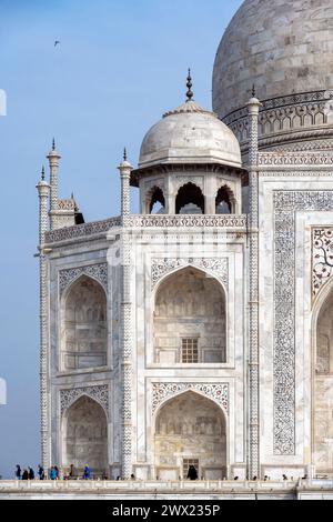 Indien, Agra, Taj Mahal Stockfoto