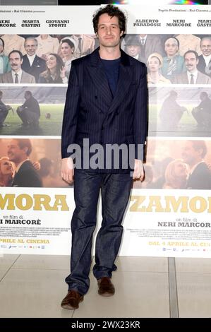 Alberto Paradossi beim Photocall zum Kinofilm 'Zamora' im Cinema Adriano. Rom, 26.03.2024 Stockfoto