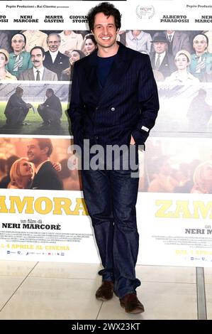 Alberto Paradossi beim Photocall zum Kinofilm 'Zamora' im Cinema Adriano. Rom, 26.03.2024 Stockfoto