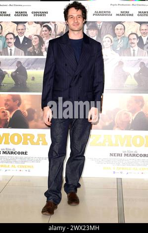 Alberto Paradossi beim Photocall zum Kinofilm 'Zamora' im Cinema Adriano. Rom, 26.03.2024 Stockfoto