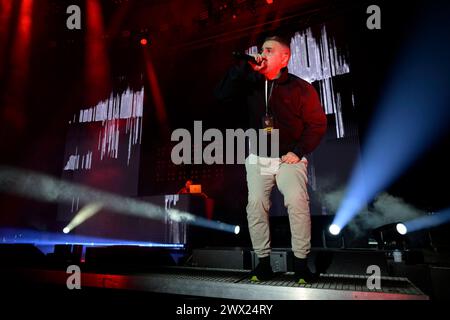 Bushido KÖNIG FÜR IMMER Tour 2024 live in der Olympiahalle, München am 23.03.2024 *** Bushido KÖNIG FÜR IMMER Tour 2024 live in der Olympiahalle, München am 23 03 2024 Stockfoto