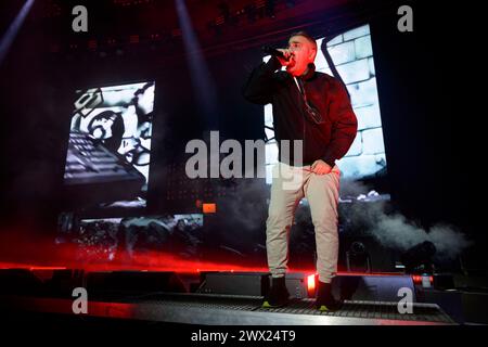 Bushido KÖNIG FÜR IMMER Tour 2024 live in der Olympiahalle, München am 23.03.2024 *** Bushido KÖNIG FÜR IMMER Tour 2024 live in der Olympiahalle, München am 23 03 2024 Stockfoto