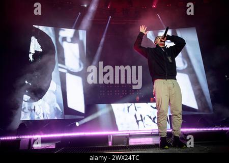 Bushido KÖNIG FÜR IMMER Tour 2024 live in der Olympiahalle, München am 23.03.2024 *** Bushido KÖNIG FÜR IMMER Tour 2024 live in der Olympiahalle, München am 23 03 2024 Stockfoto