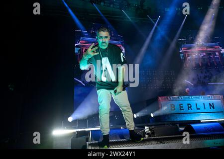 Bushido KÖNIG FÜR IMMER Tour 2024 live in der Olympiahalle, München am 23.03.2024 *** Bushido KÖNIG FÜR IMMER Tour 2024 live in der Olympiahalle, München am 23 03 2024 Stockfoto