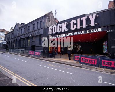 Legendäre Rock City Nottingham Stockfoto