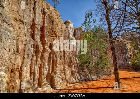 Providence Canyon State Park Stockfoto