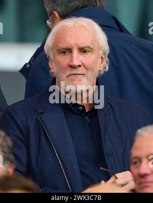 Rudi Völler, Voeller (DFB Sportdirektor), im Freundschaftsspiel DEUTSCHLAND - NIEDERLANDE 2-1 DEUTSCHLAND - NIEDERLANDE 2-1 in Vorbereitung auf die Europameisterschaft 2024 am 26. März 2024 in Frankfurt. © Peter Schatz / Alamy Live News Stockfoto