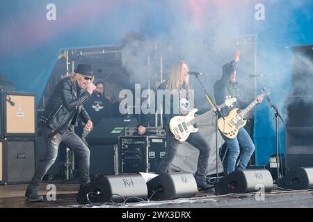 Gotthard Live Openair Stockfoto