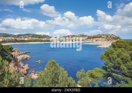 Sant Feliu de Guixols, Costa Brava, Katalonien, mittelmeer, Spanien Stockfoto