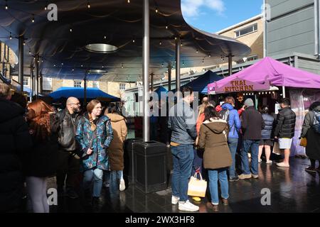 Greenwich Indoor & Outdoor Market London, England, Großbritannien Stockfoto