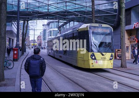 Tageszene von Manchester UK Stockfoto