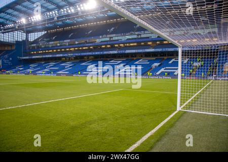 Stamford Bridge, London, Großbritannien. März 2024. Die Szene ist vor dem Spiel der UEFA Womens Champions League zwischen Chelsea und Ajax in Stamford Bridge in London angesiedelt. (Tom Phillips/SPP) Credit: SPP Sport Press Photo. /Alamy Live News Stockfoto