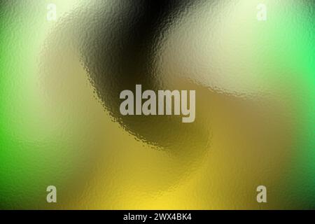 Abstrakter Unschärfe-Verlaufshintergrund mit mattiertem Glas-Textur. Hintergrund mit Glasstruktur. Verschwommenes Buntglasfenster. Hintergrund des Glasstrukturvektors. Stock Vektor