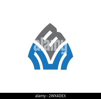 Logo mit MB-Letter Stock Vektor