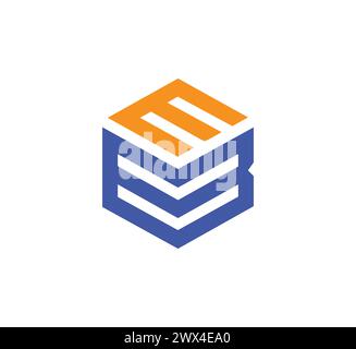 Logo mit MB-Letter Stock Vektor