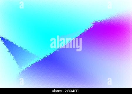 Abstrakter Unschärfe-Verlaufshintergrund mit mattiertem Glas-Textur. Hintergrund mit Glasstruktur. Verschwommenes Buntglasfenster. Hintergrund des Glasstrukturvektors. Stock Vektor