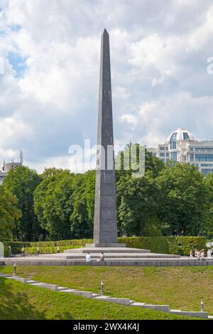 Kiew, Ukraine - 4. Juli 2018: Denkmal für den unbekannten Soldaten (Ukrainisch Меморіал Вічної Слави) ist ein Denkmal auf dem Grab des unbekannten Soldaten Stockfoto