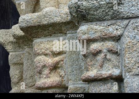 Eglise de l'Assomption de la Très-Sainte-Vierge in Marval-Milhaguet, Haute-Vienne, Frankreich. Stockfoto