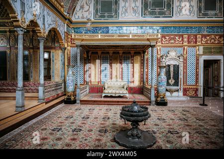 Kaisersaal, Harem, Topkapı-Palast, Istanbul, Türkei Stockfoto