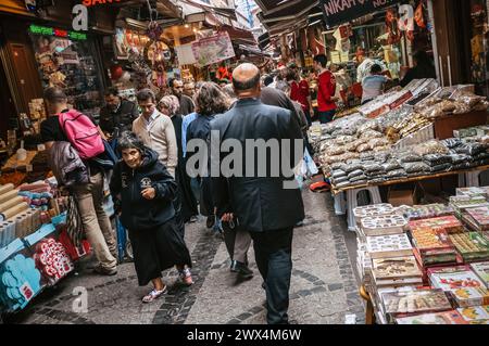 Basar in der Altstadt von Istanbul, Türkei Stockfoto