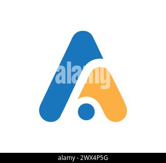 Eine Vektorvorlage mit Letter-Logo Stock Vektor