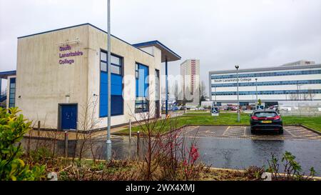 SLC South Lanarkshire College Small Outbuilding, East Kilbride, Schottland Stockfoto