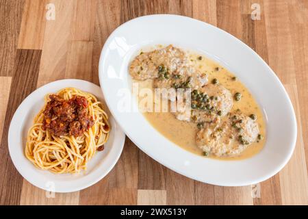 Italienisches Essen Stockfoto