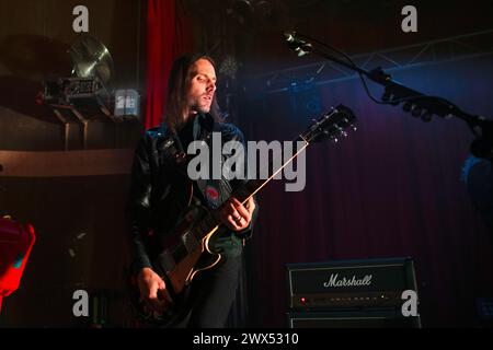 Die US-amerikanische Alternative Rock Band aus Kalifornien trat live in Berlin im Lido auf. Stockfoto