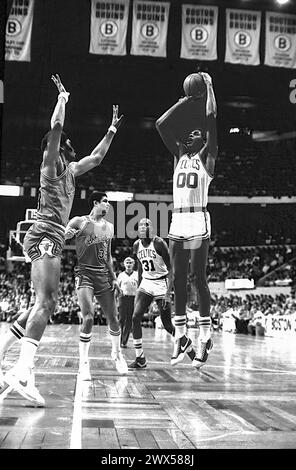 Robert Parish (00) Boston Celtics, 1982 Stockfoto