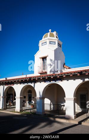 Die historische Stadt plaza in Ajo Arizona, USA. Stockfoto