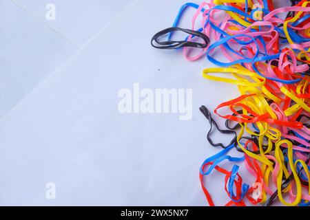 Foto mit mehrfarbigem Hintergrund in verschiedenen Farben Stockfoto