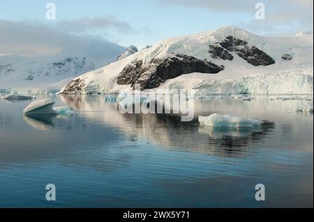 Paradise Harbour, Graham Land, Antarktischer Kontinent Stockfoto