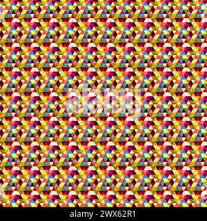 Schönes und farbenfrohes Muster in Textil Digital Stock Vektor