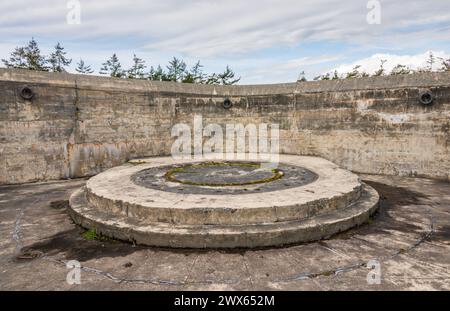 Fort Flagler Historical State Park, Washington State, USA Stockfoto