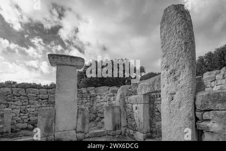 Menorca, Torre d'en Galmes Stockfoto