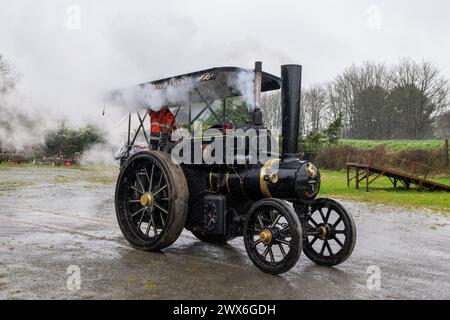 1930 Aveling & Porter Triebwerk „Sir Kay“ in Ballinhassig, West Cork, Irland. Stockfoto