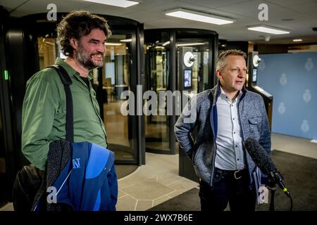 Den Haag, Niederlande. März 2024. DEN HAAG - Bart Kemp nach dem Empfang durch die Informanten Elbert Dijkgraaf und Richard van Zwol zusammen mit Vertretern der PVV-, VVD-, NSC- und BBB-Fraktionen aus verschiedenen Delegationen. ANP ROBIN UTRECHT niederlande Out - belgien Out Credit: ANP/Alamy Live News Stockfoto