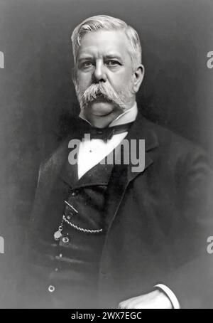 GEORGE WESTINGHOUSE (1846–1914) amerikanischer Ingenieur und Geschäftsmann Stockfoto