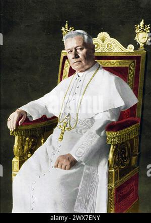 PAPST PIUS X. (1835-1919) UM 1905 Stockfoto