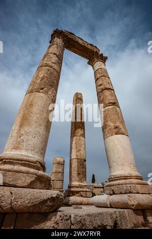 Jordan, Jerash, Ruinen der antiken römischen Stadt Stockfoto