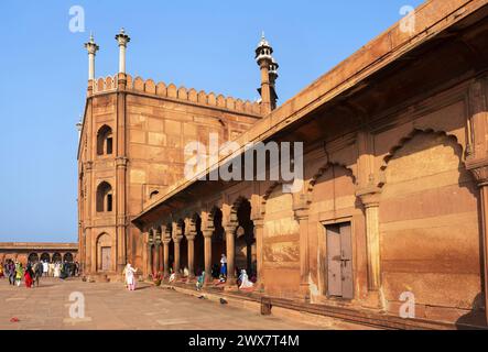 Jama Masjid Moschee in Delhi Stockfoto