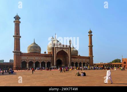 Jama Masjid Moschee in Delhi Stockfoto