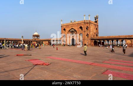 Jama Masjid Moschee in Delhi Stockfoto