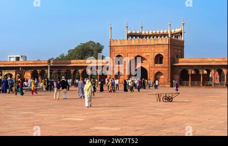 Jama Masjid Moschee in Delhi Stockfoto