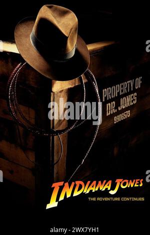 Indiana Jones and the Dial of Destiny Jahr : 2023 USA Regie : James Mangold Harrison Ford Poster Stockfoto