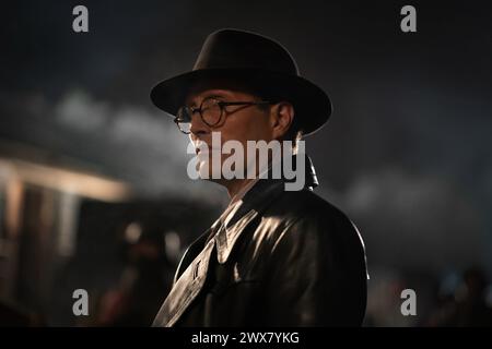 Indiana Jones and the Dial of Destiny Jahr : 2023 USA Regie : James Mangold Mads Mikkelsen Stockfoto