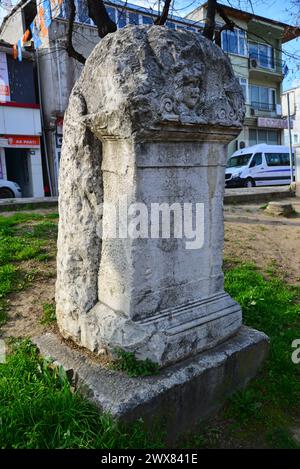 Die Hagia Sophia Kirche befindet sich in Iznik, Türkei und wurde von den Römern im 7. Jahrhundert erbaut. Sie wurde im 16. Jahrhundert in eine Moschee umgewandelt. Stockfoto