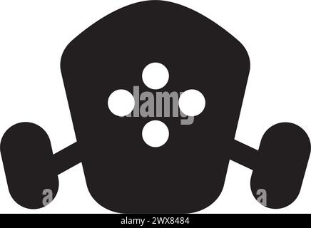 MAKS Icon Logo, Vektordesign Illustration Stock Vektor