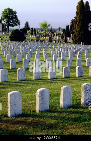 Grandview Cemetery; Johnstown Flood National Memorial; 775 unbekannte Opfer; Johnstown; Pennsylvania; USA Stockfoto