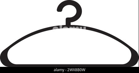 Kleiderbügel Icon Vektor Illustration Symbol Design Stock Vektor